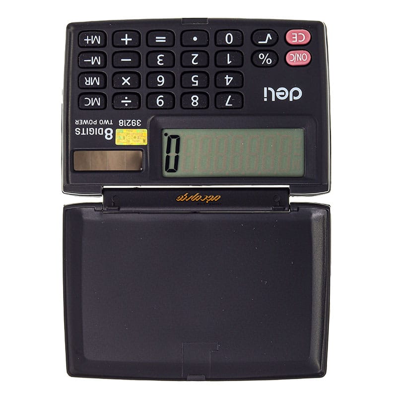ماشین حساب 8 رقم جیبی دلی مدل deli 39218 (3)