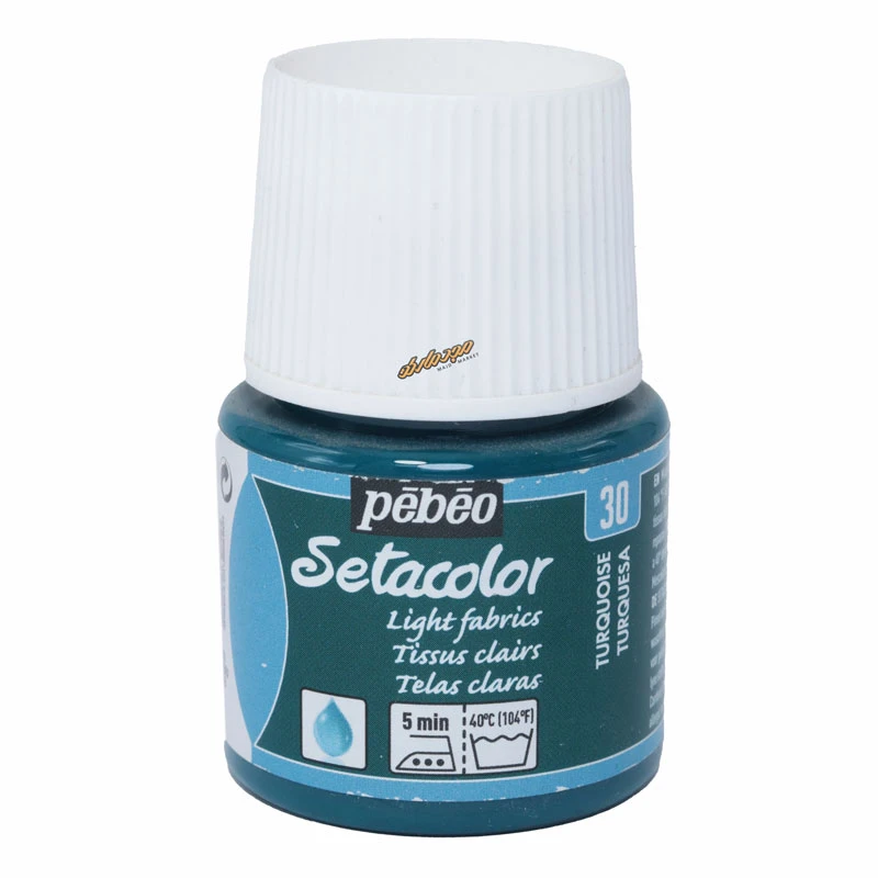 رنگ پارچه ترنسپرنت فیروزه ای 30 (TURQUOISE) ستا کالر پ ب او PEBEO (2)