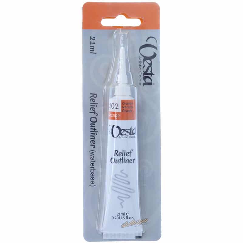 خمیر دورگیر شیشه کد 202 Orange وستا VESTA