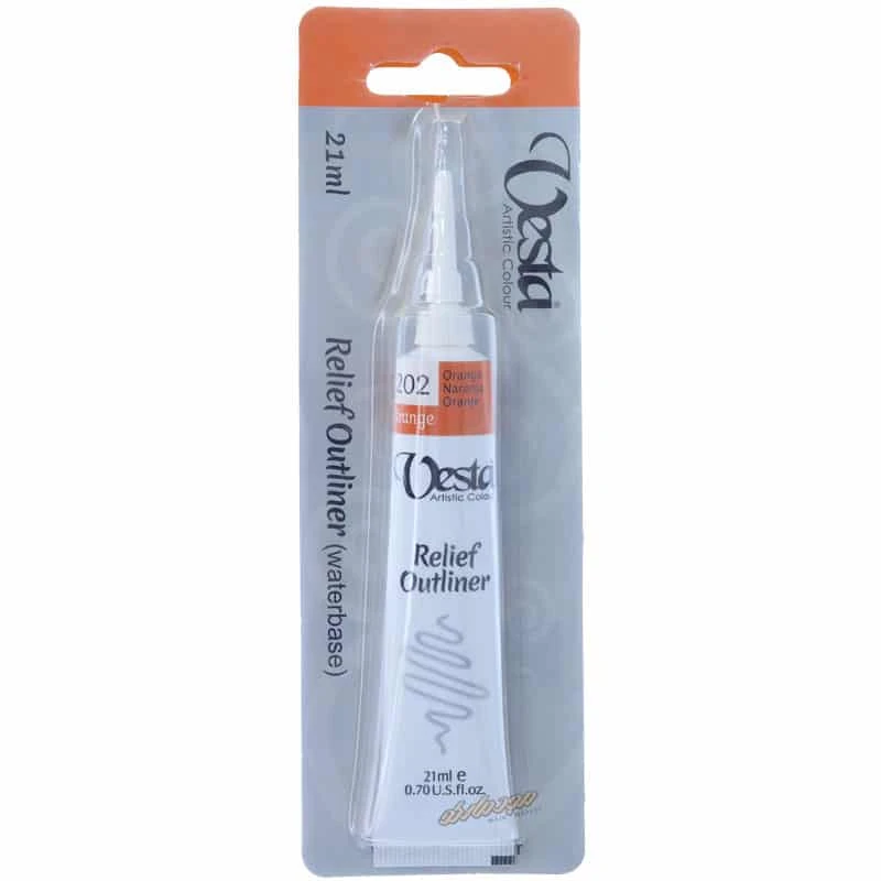 خمیر دورگیر شیشه کد 202 Orange وستا