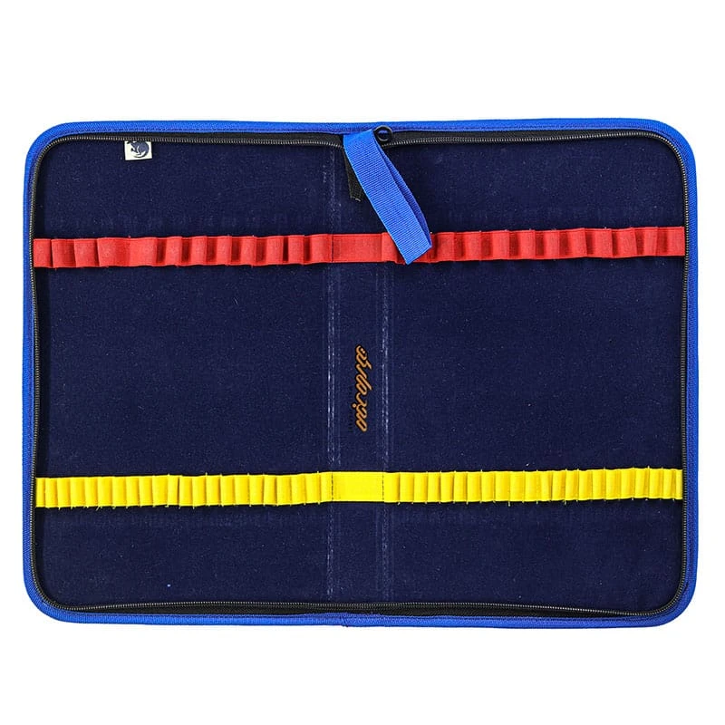 کیف ابزار نقاشی گرافیک طوسی طرح گل کانگرو (44)