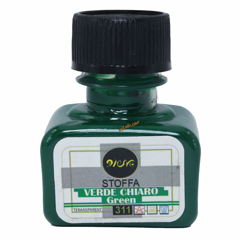 رنگ پارچه ترنسپرنت سبز 311 (GREEN) پیرو