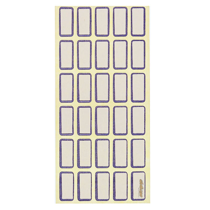 لیبل 20*10 میلی متری دور آبی