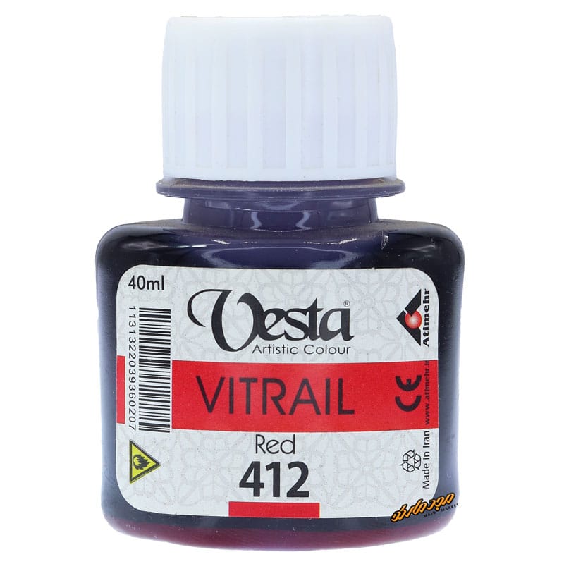 رنگ ویترای کد 412 Red وستا