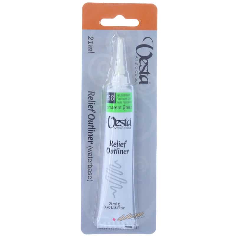 خمیر دورگیر شیشه کد 256 Fluorescent Green وستا