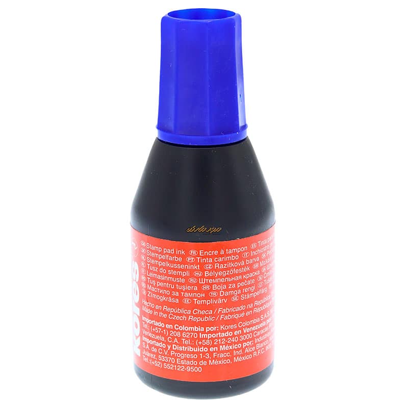 جوهر استامپ آبی روغنی KORES کورس (1)