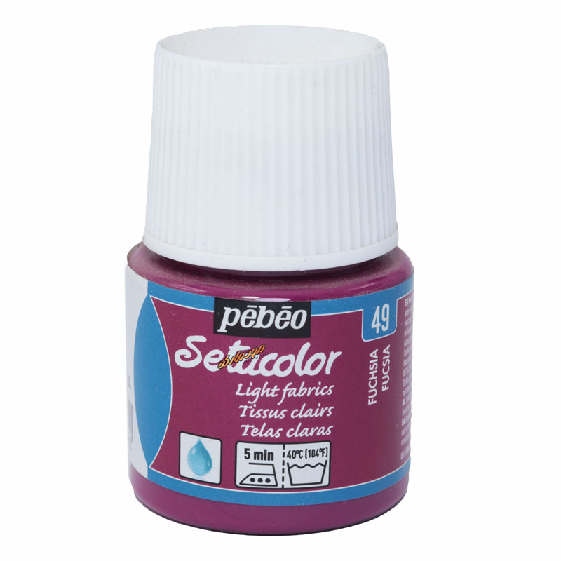 رنگ پارچه ترنسپرنت سرخابی 49 (FUCHSIA) ستا کالر پ ب او PEBEO (2)