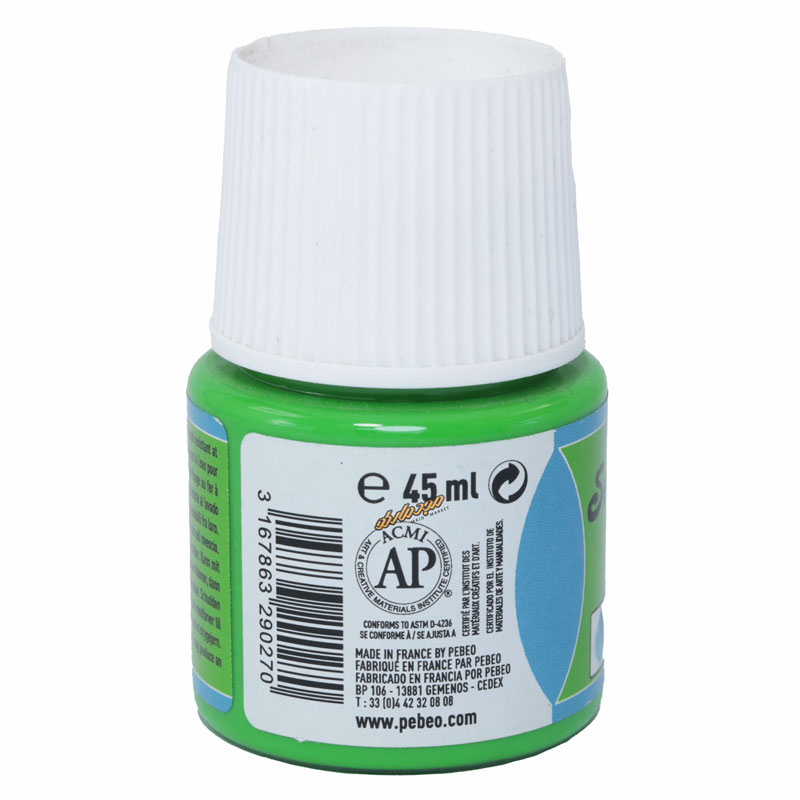 رنگ پارچه ترنسپرنت سبز روشن 27 (LIGHT GREEN) ستا کالر پ ب او PEBEO (2)