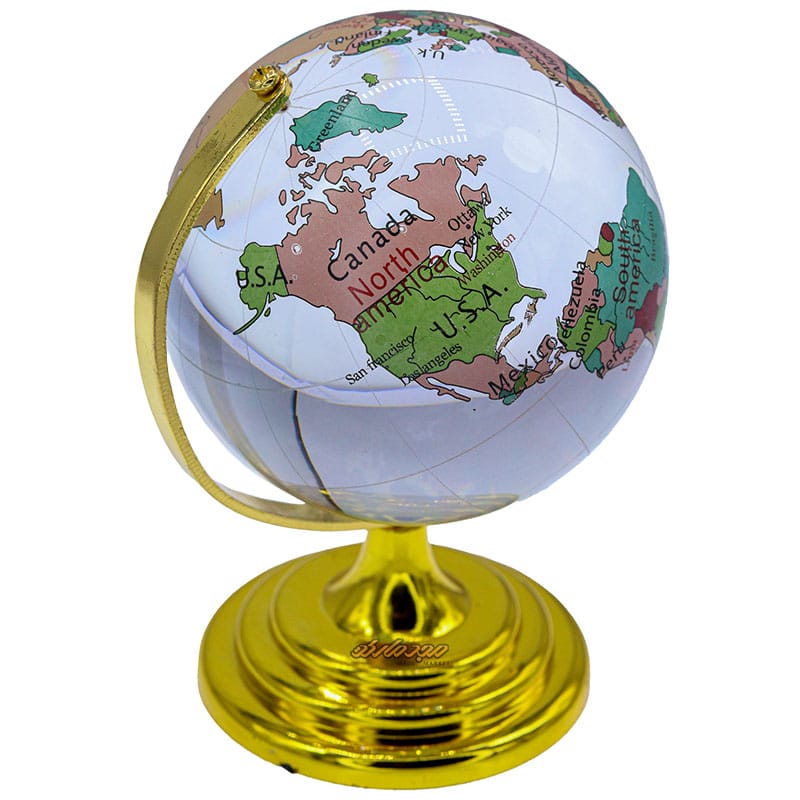 کره جغرافیا کریستالی سایز 4 (2)