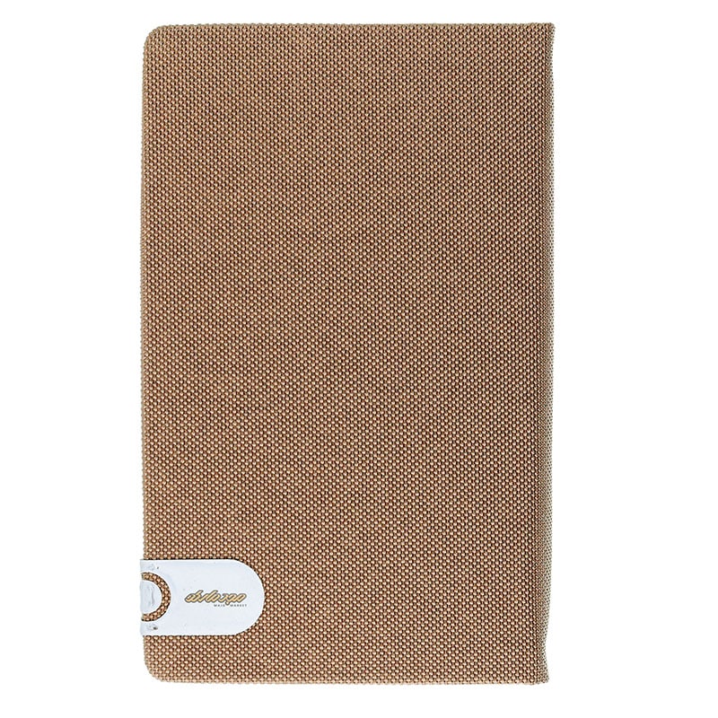 سالنامه (سررسید) 1402 اروپایی طرح چرم سوزنی قهوه ای ایلیا 227