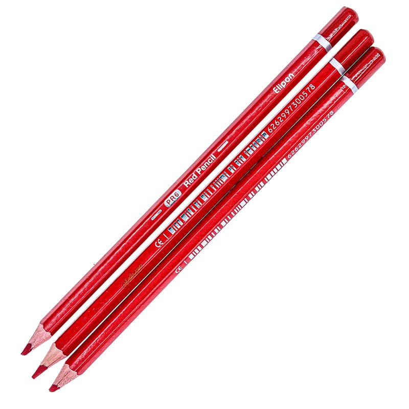 مداد قرمز الیپون مدل کلاسیک شش گوش
