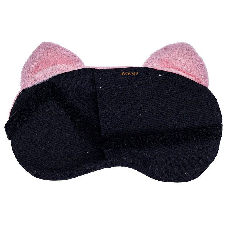 چشم بند فانتزی کمپرس دار طرح خوک صورتی (1)