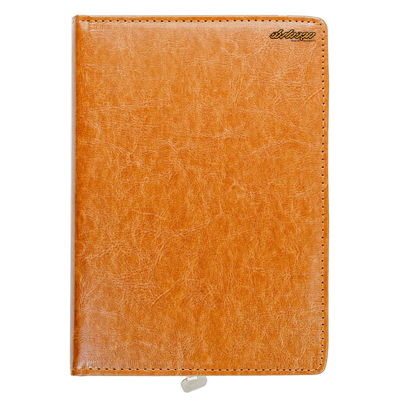 سالنامه (سررسید) 1402 قهوه ای طرح ترمو جلد سخت ایلیا 235 (2)