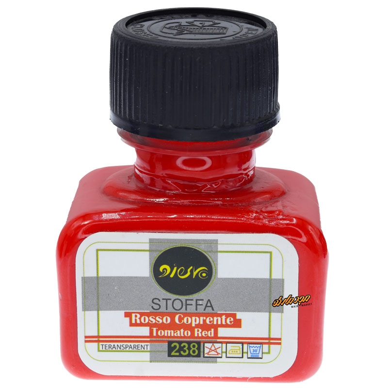 رنگ پارچه ترنسپرنت قرمز گوجه ای 238 (TOMATO RED) پیرو