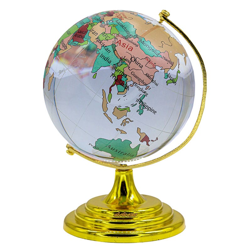 کره جغرافیا کریستالی سایز 4