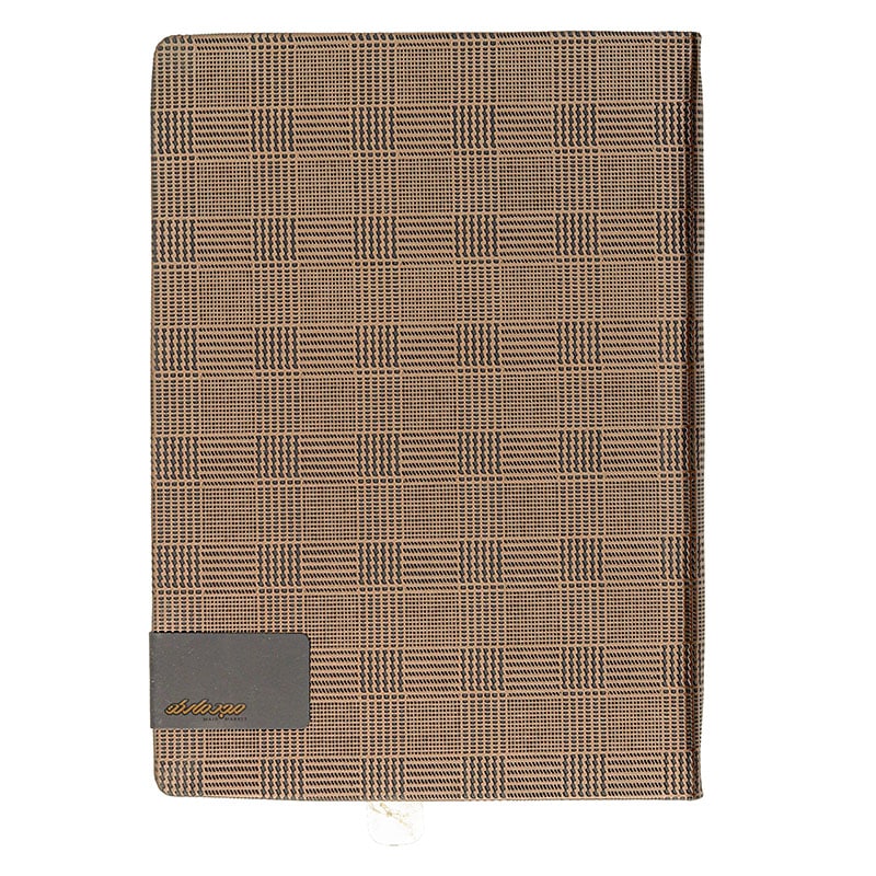 سالنامه (سررسید) 1402 طرح چرم پیچازی مسی ایلیا 233