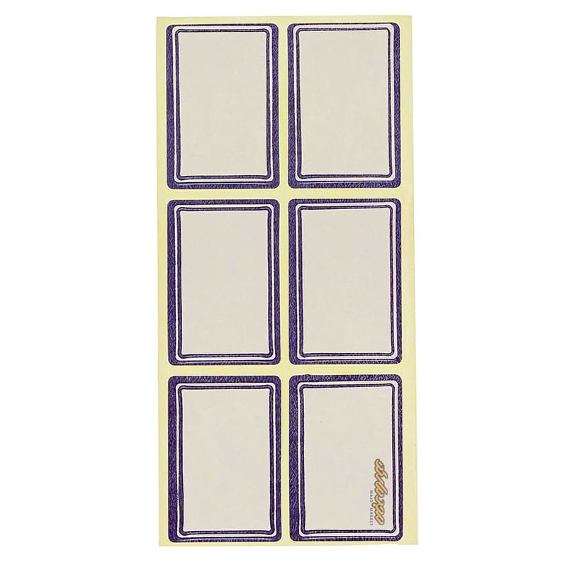 لیبل 43*30 میلی متری دور آبی