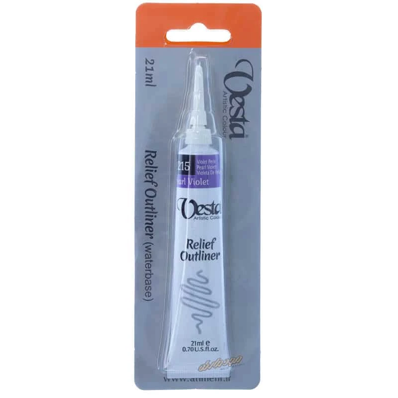 خمیر دورگیر شیشه کد 215 Pearl Violet وستا