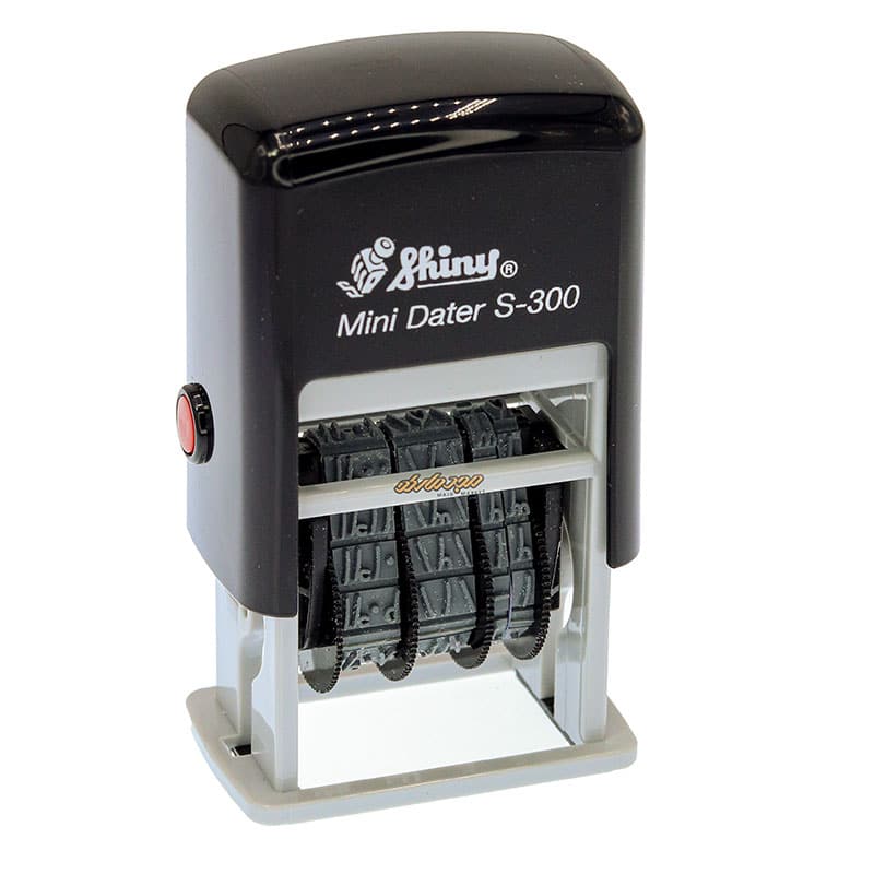 دستگاه مهر تاریخ زن شاینی مشکی مدل S-300