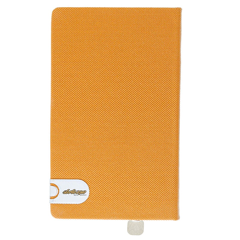 سالنامه (سررسید) 1402 اروپایی طرح چرم سوزنی عسلی ایلیا 227