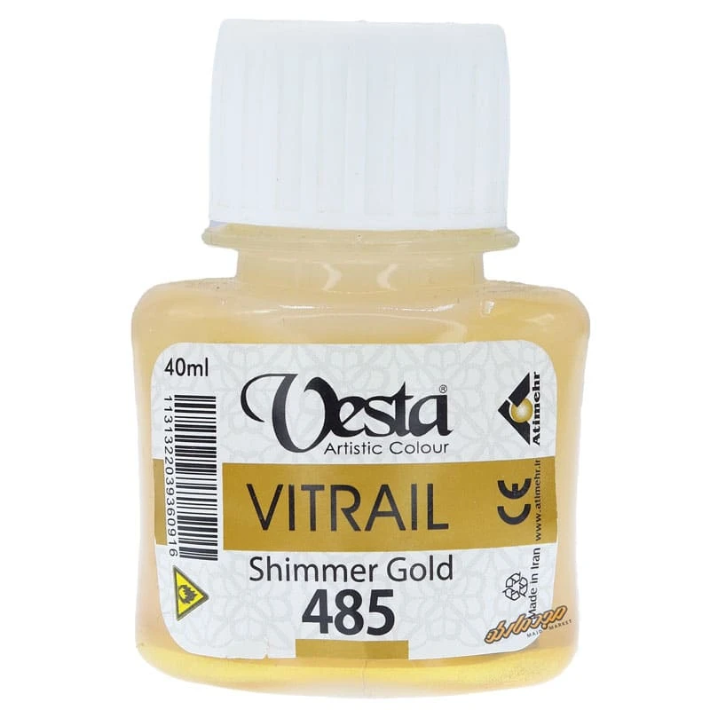 رنگ ویترای کد 485 Shimmer Gold وستا (1)