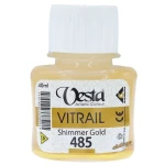 رنگ ویترای کد 485 Shimmer Gold وستا (1)