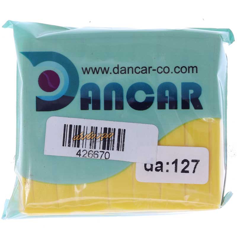 خمیر فیمو پلیمری حرارتی زرد کد 127 دانکار
