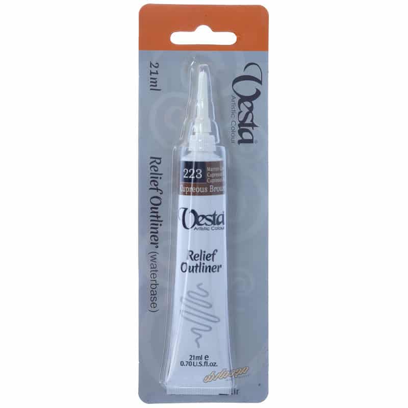 خمیر دورگیر شیشه کد 223 Cupreous Brown وستا VESTA