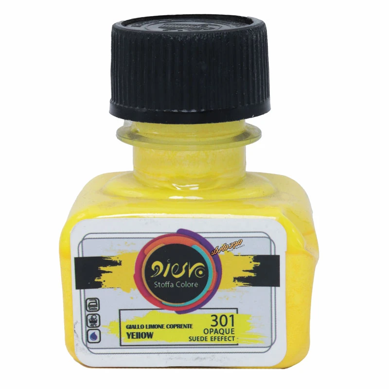 رنگ پارچه اوپک جیر زرد 301 (YELLOW) پیرو (1)