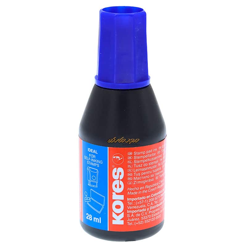 جوهر استامپ آبی روغنی KORES کورس