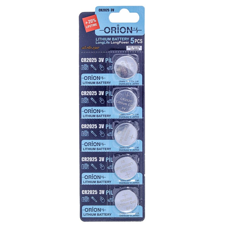 باتری سکه ای اوریون ORION 2025