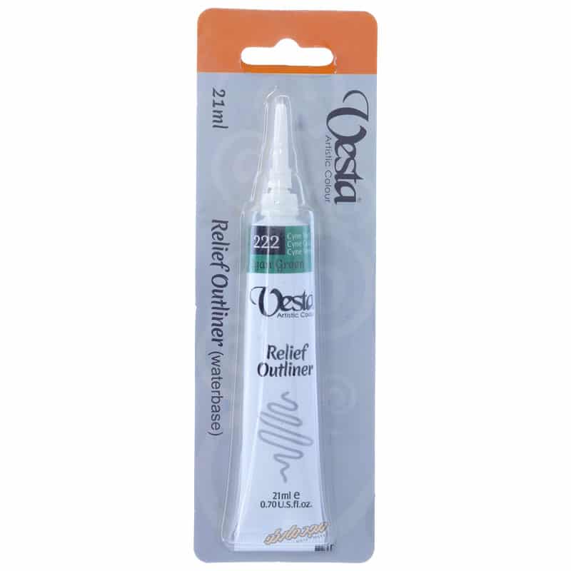 خمیر دورگیر شیشه کد 222 Cyan Green وستا