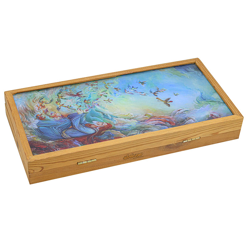 تخته نرد صادراتی طرح پیرمرد (1)