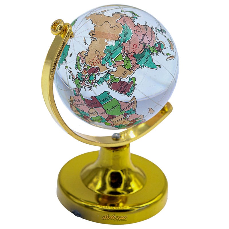 کره جغرافیا کریستالی سایز 1 (2)