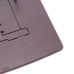 کتابیار چوبی طرح چرم قهوه ای تیره بهنود (1)