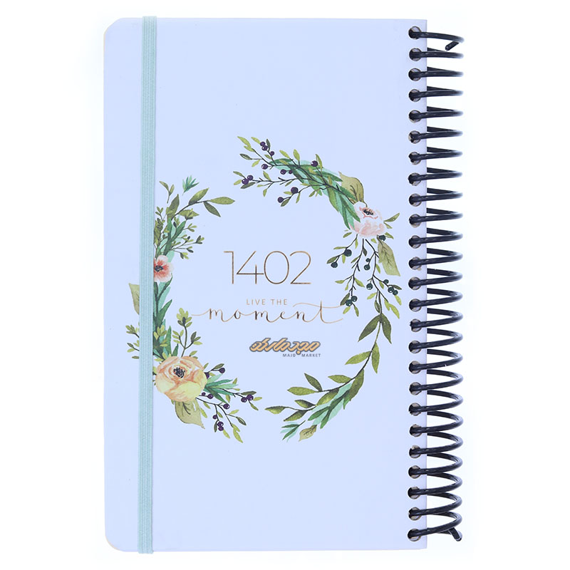 سالنامه 1402 اروپایی طرح تاج گل دات نوت