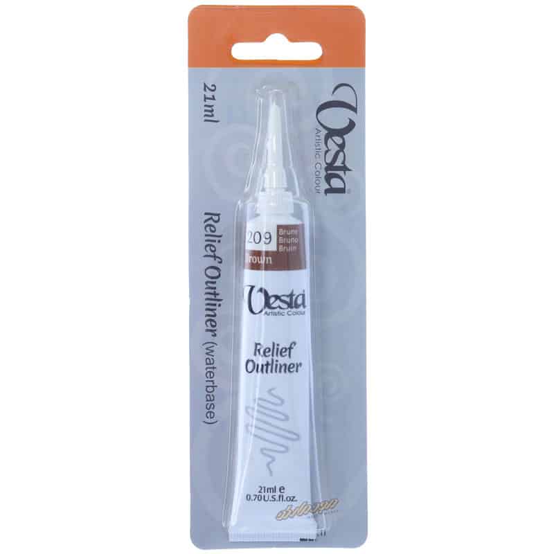 خمیر دورگیر شیشه کد 209 Brown وستا