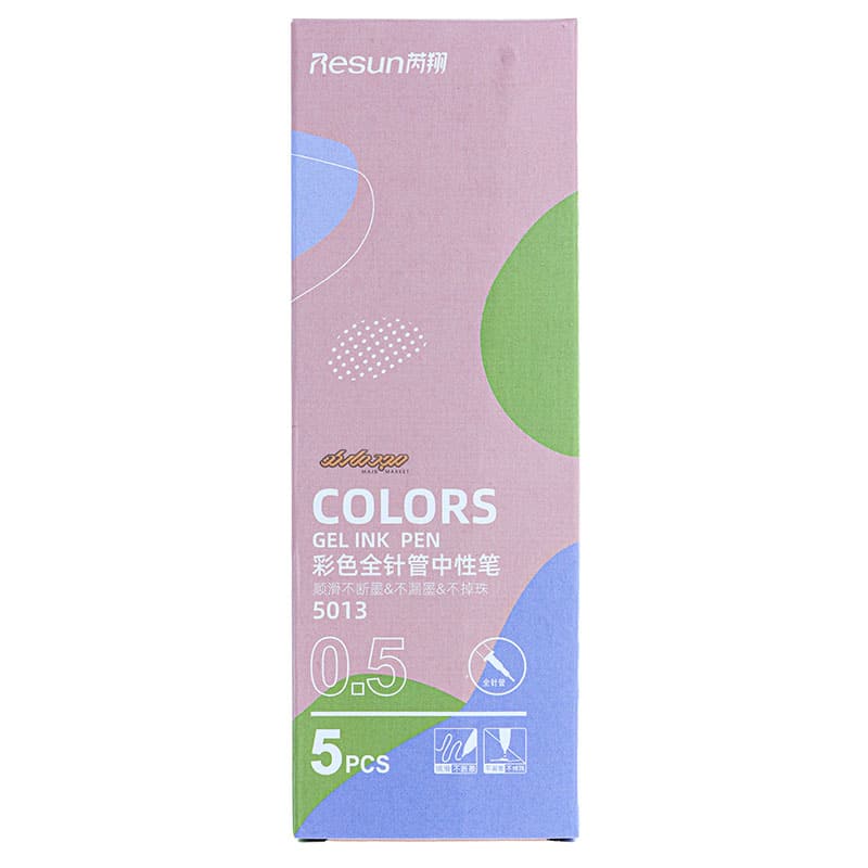 خودکار رنگی 5 رنگ مدل resun 5013