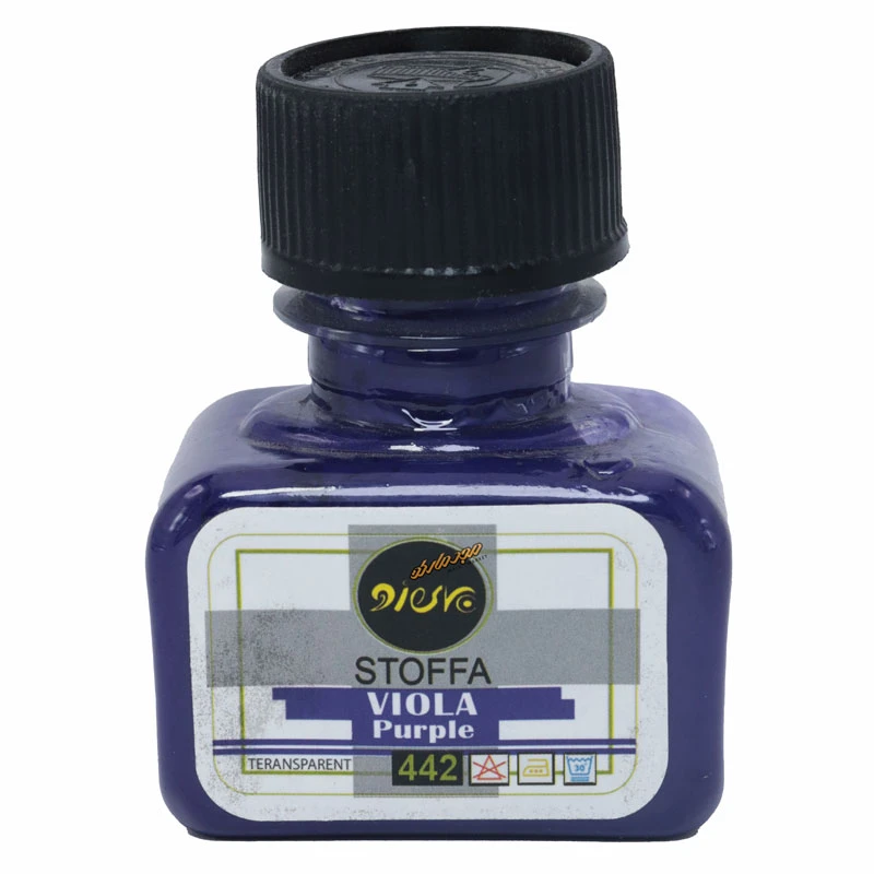 رنگ پارچه ترنسپرنت بنفش 442 (PURPLE) پیرو (2)