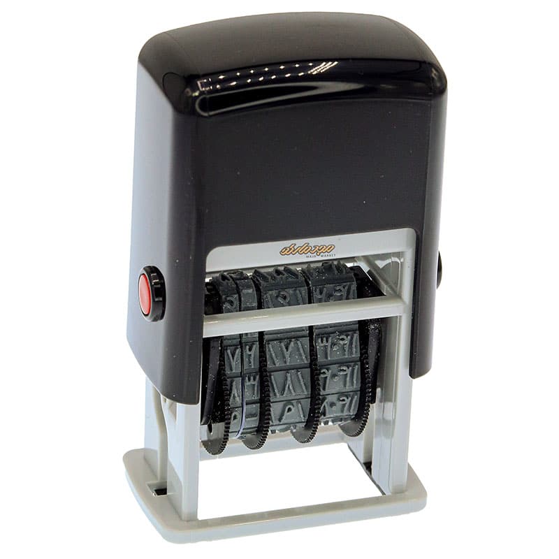 دستگاه مهر تاریخ زن شاینی مشکی مدل S-300 (3)