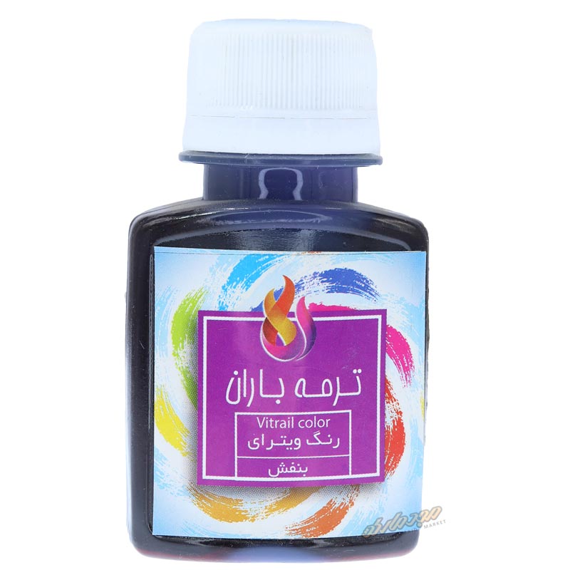 رنگ ویترای (شیشه) سرخابی صدفی ترمه باران