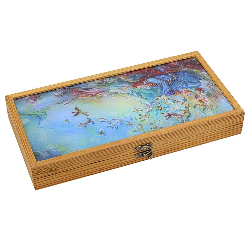 تخته نرد صادراتی طرح پیرمرد