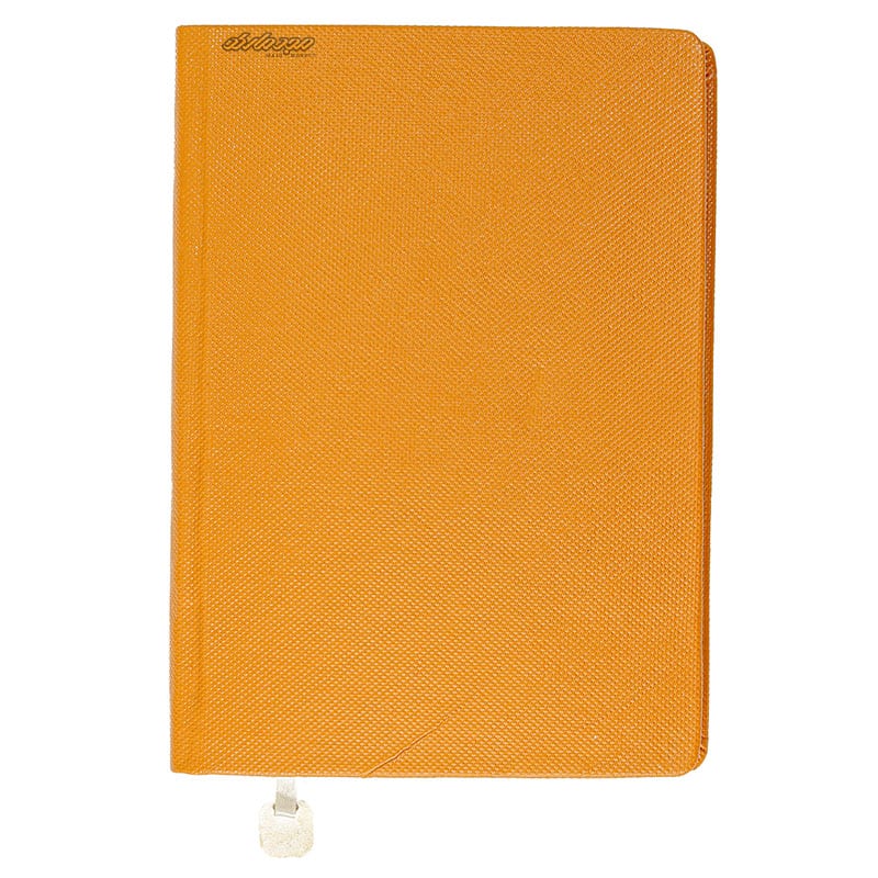 سالنامه (سررسید) 1402 عسلی طرح چرم سوزنی ایلیا 221 (2)