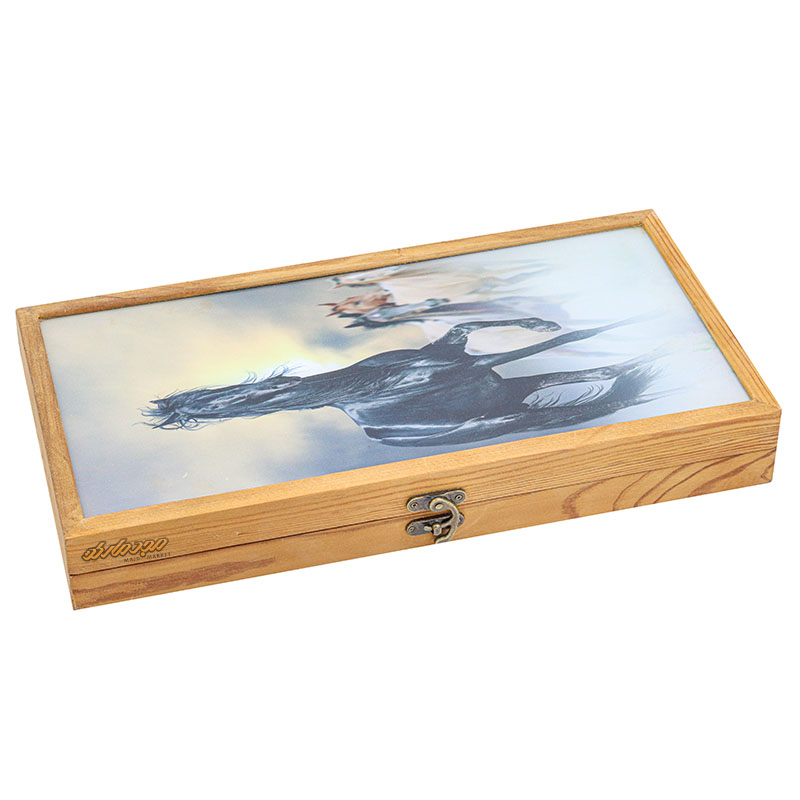 تخته نرد صادراتی طرح اسب