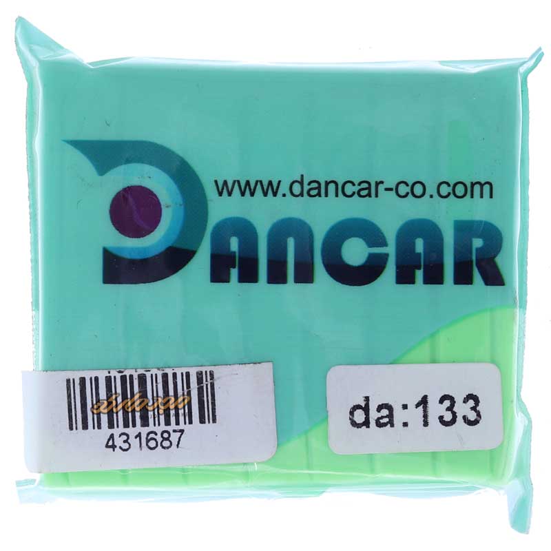 خمیر فیمو پلیمری حرارتی سبز شب تاب کد 133 دانکار