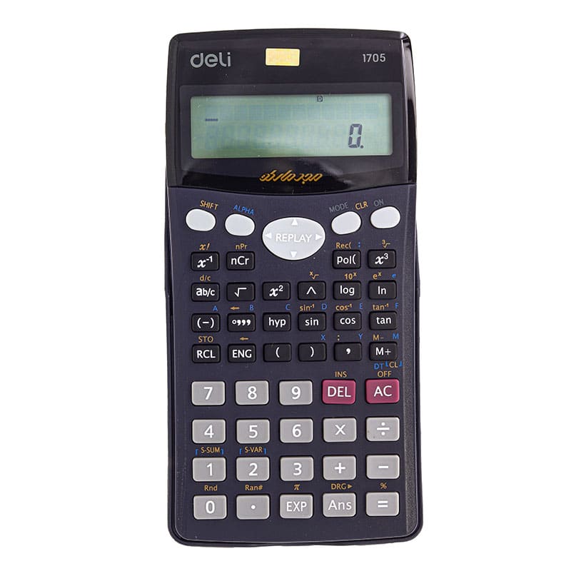 ماشین حساب 12 رقم مهندسی دلی مدل deli 1705