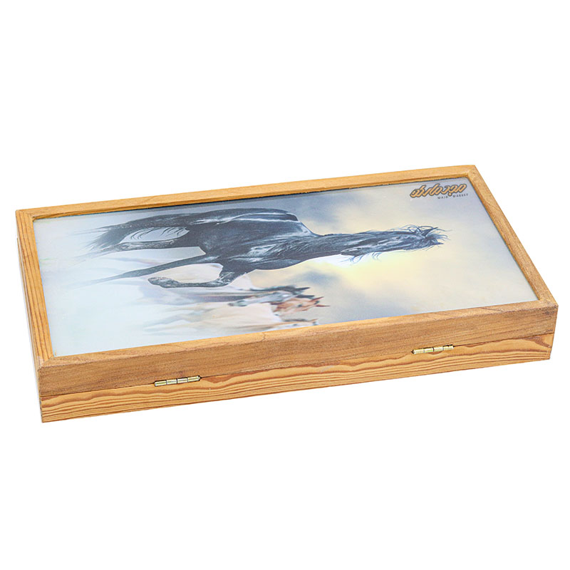 تخته نرد صادراتی طرح اسب (4)