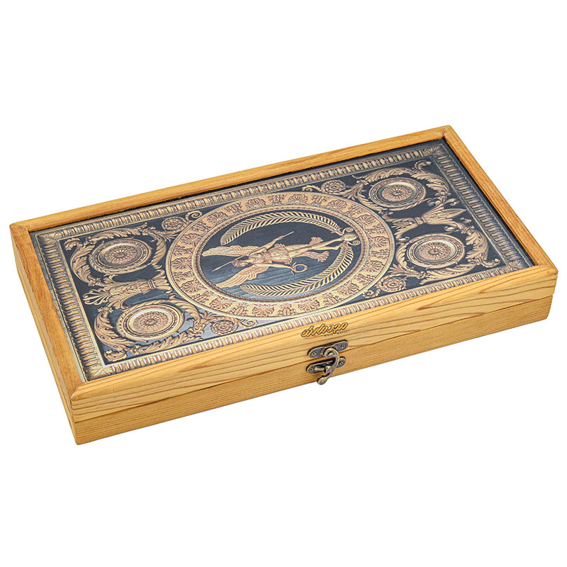 تخته نرد صادراتی طرح فرشته نگهبان