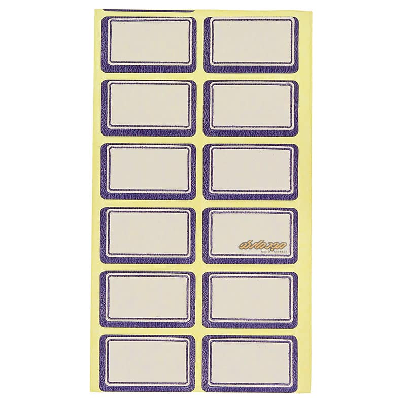 لیبل 18*28 میلی متری دور آبی