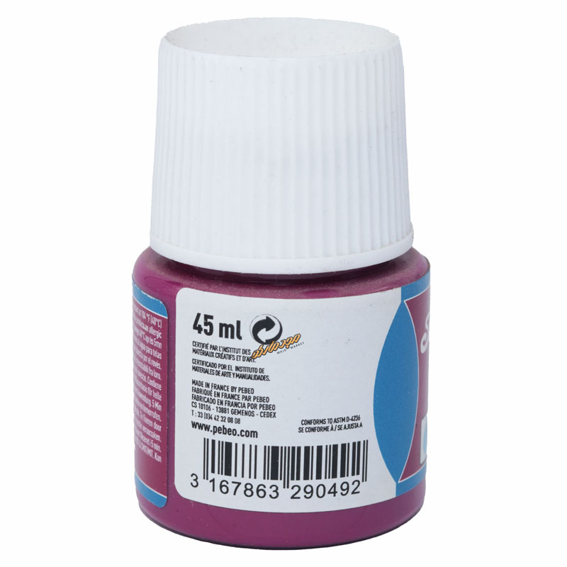 رنگ پارچه ترنسپرنت سرخابی 49 (FUCHSIA) ستا کالر پ ب او PEBEO (1)